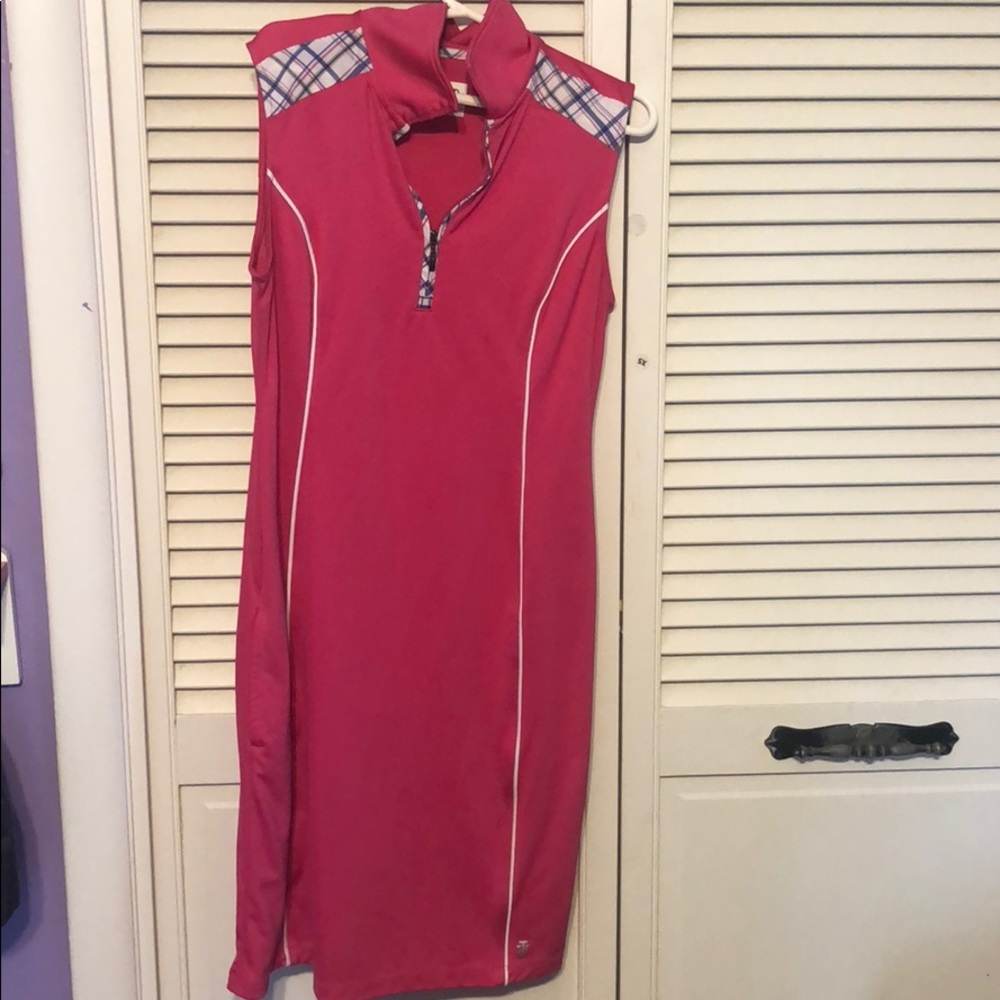 Collared tank top dress